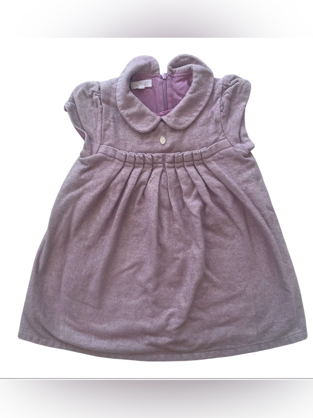 Patachou dress light pink Toddler Peter Pan Collar Dress